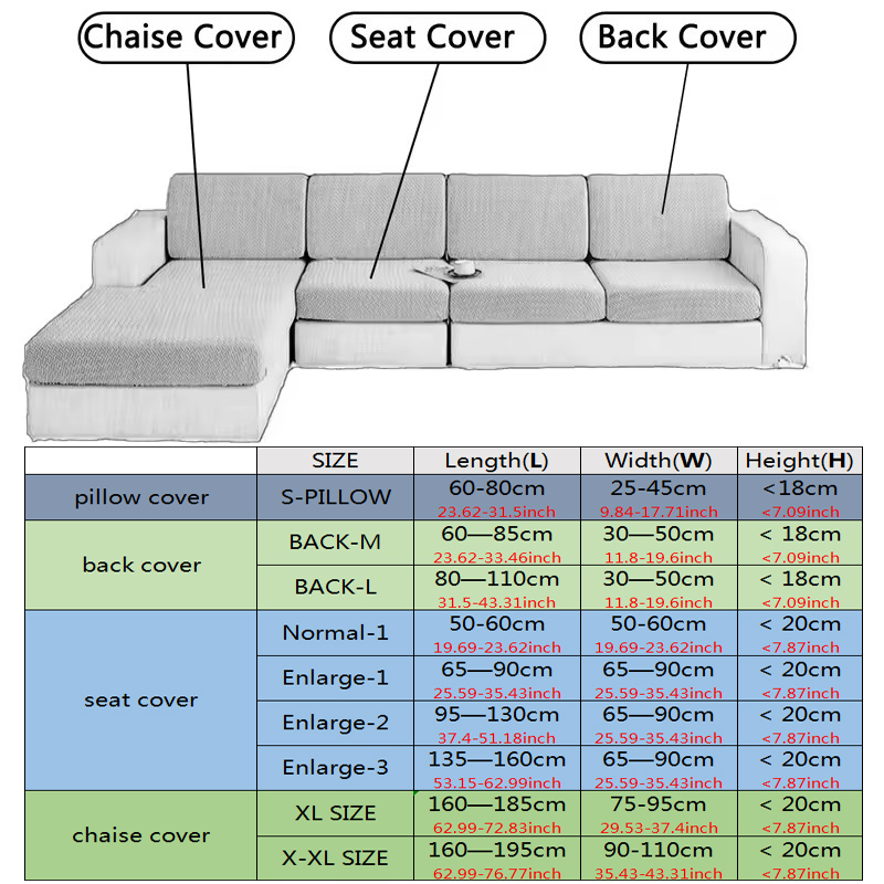 新しい厚いぬいぐるみソファカバー弾性ソファクッションカバーリ - Office Furniture Removal のレビューと価格