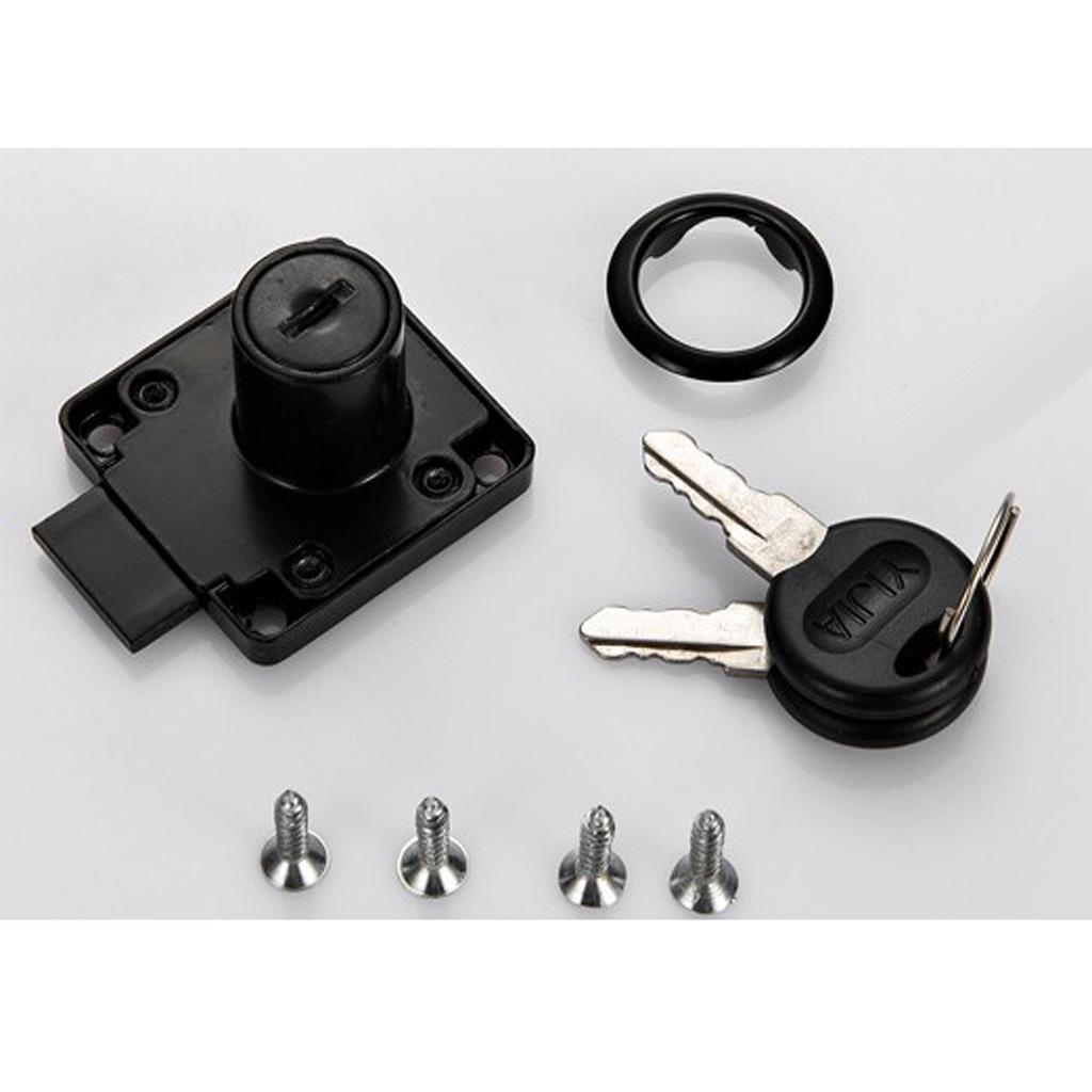 2x 引き出しロック、2つのロックキー付き、家具ハードウェア - Office Furniture Hardware のレビューと価格