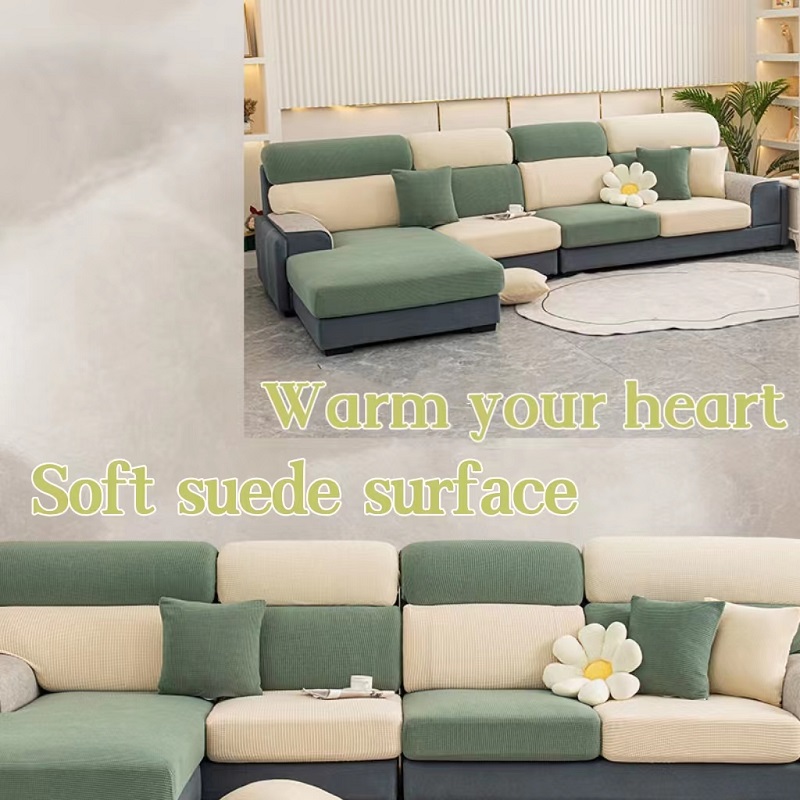 厚みのある弾性ソファカバーリビングルーム用無地家具プロテクタ - Office Furniture Removal のレビューと価格