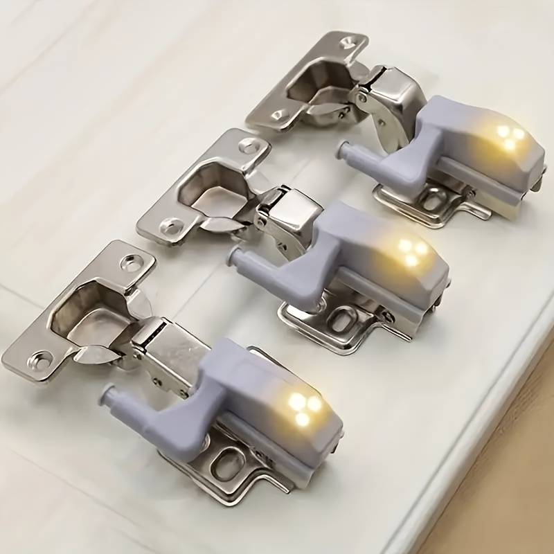 10個パック 簡単設置ヒンジライト、自動開閉キャビネットドア - Office Furniture Hardware のレビューと価格